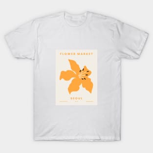 Flower Market Seoul Design T-Shirt